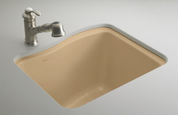 Kohler K-6657-4U-33 River Falls Undercounter Sink - Mexican Sand